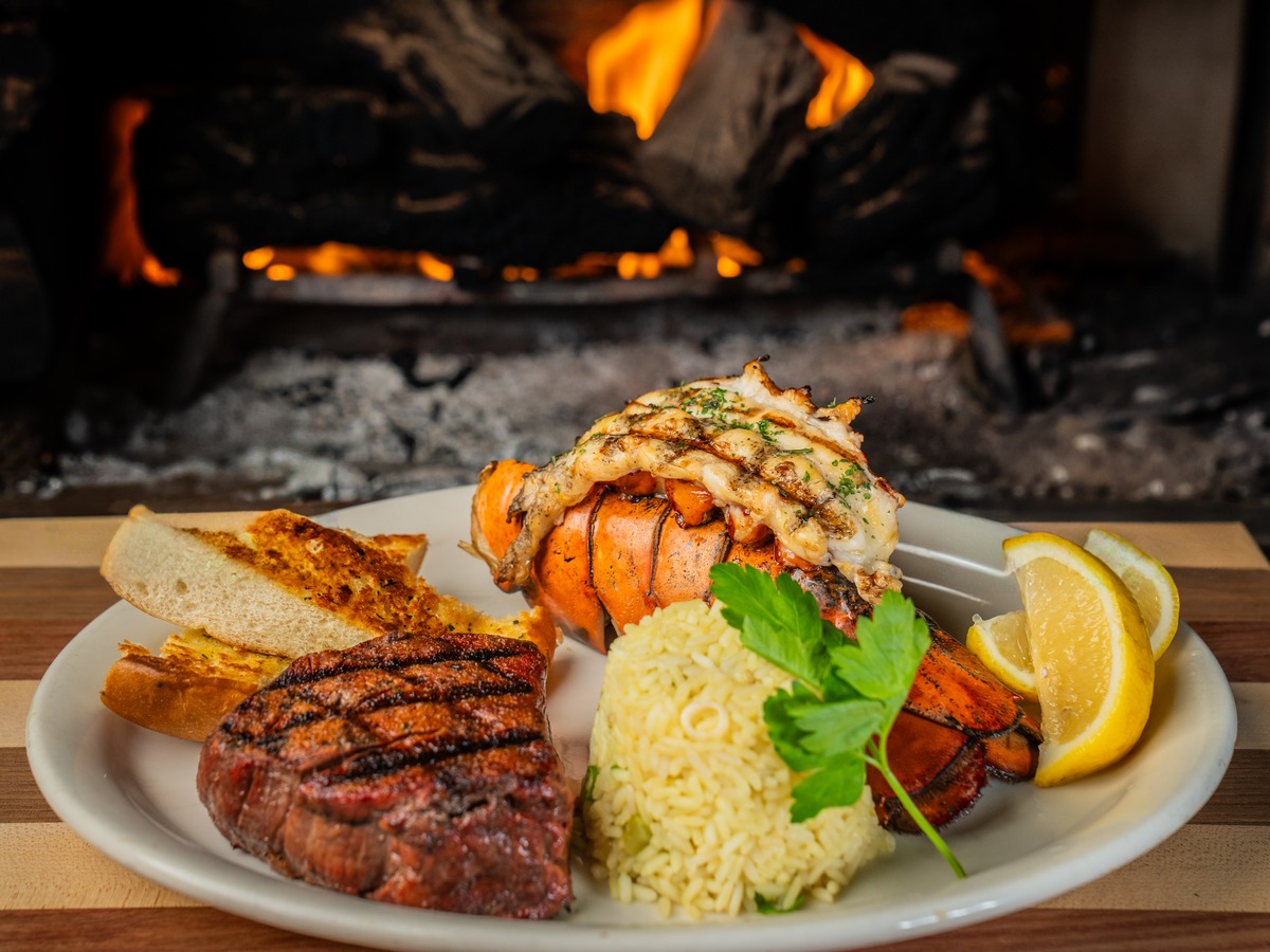 Brand photography for AJ Spurs steakhouse